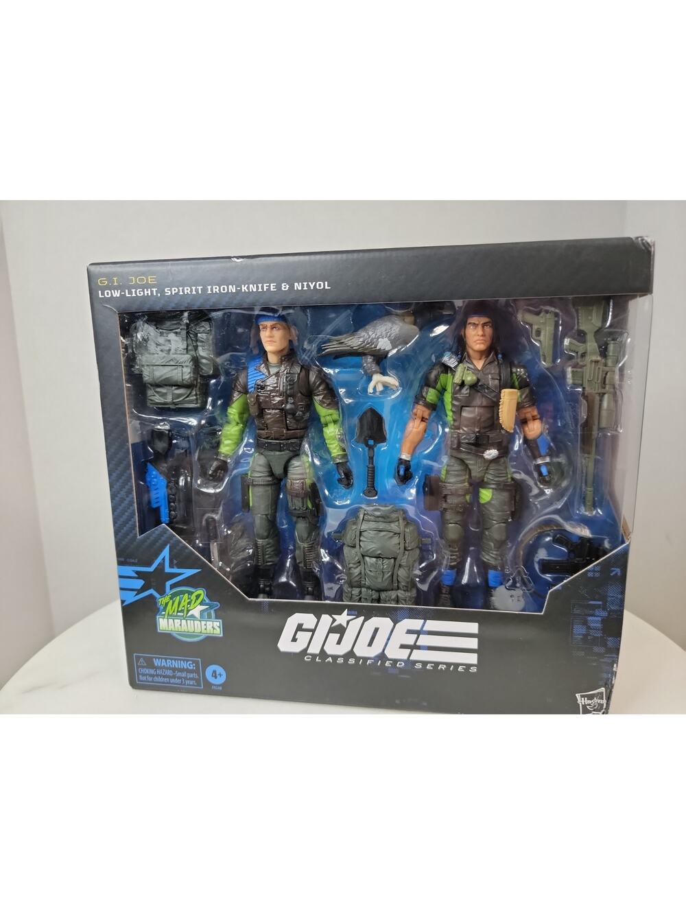 G.I. Joe Classified Series 128 Mad Marauders LOW-LIGHT and SPIRIT & NIYOL *READ*